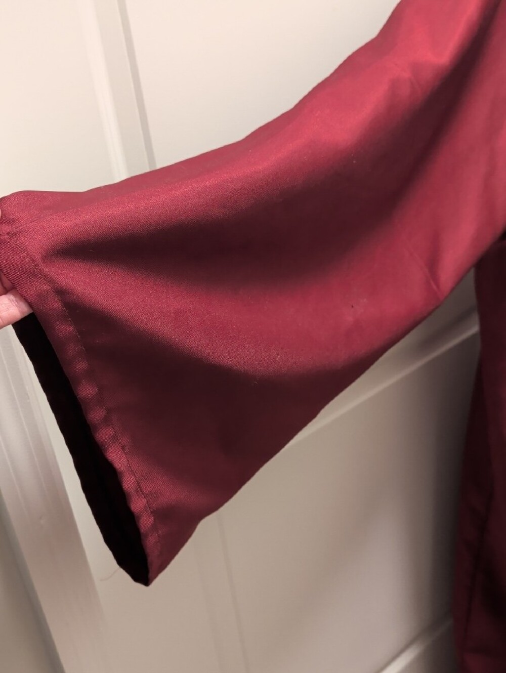 Hooded Burgundy Cape 2XL - Fantasy Cosplay Costume - Picture 3 of 11